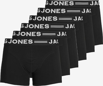 JACK & JONES Boxershorts 'Sense' in Zwart: voorkant