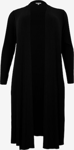 YOEK Strickjacke in Schwarz: Vorderseite