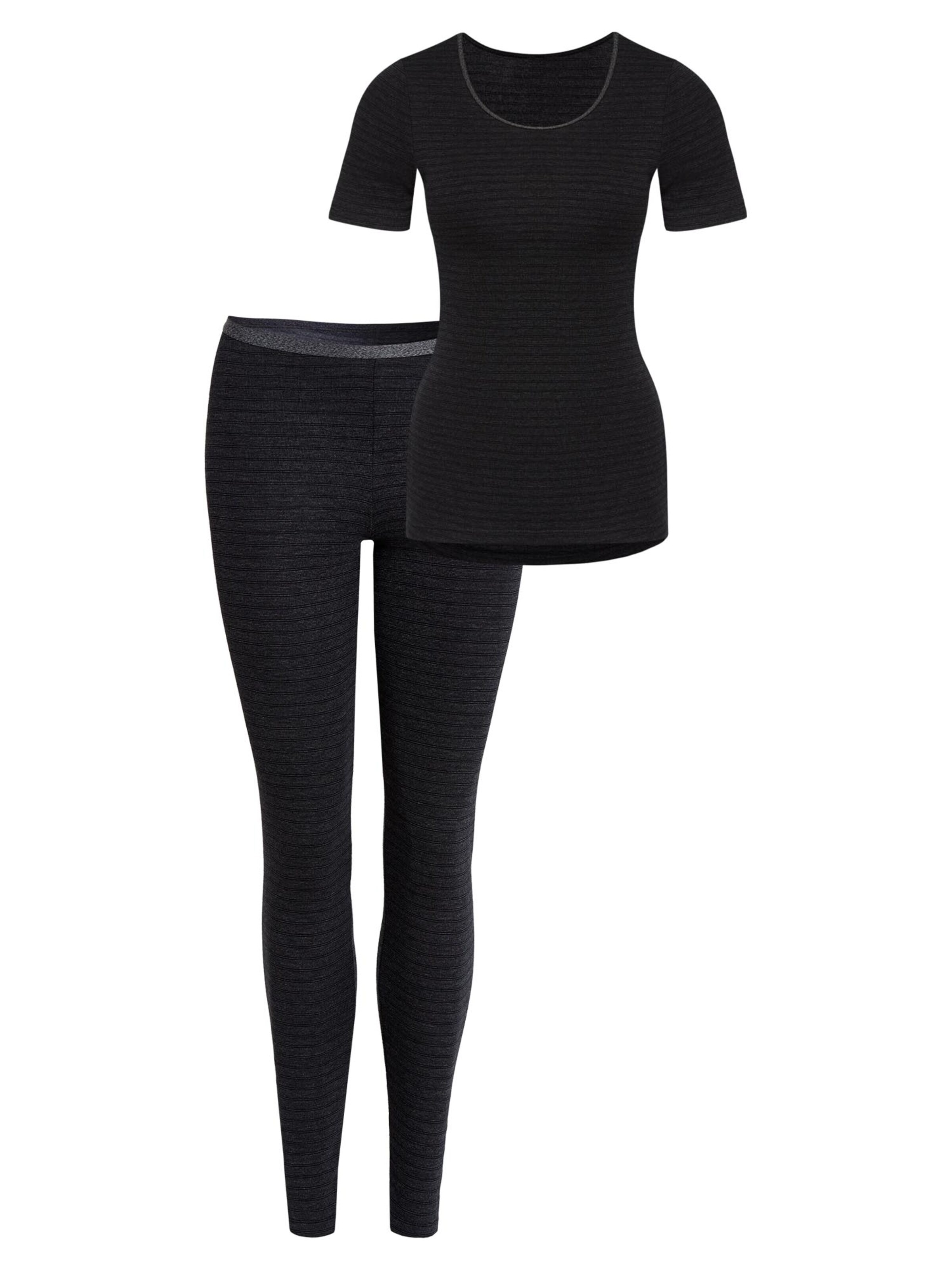 CON-TA Base Layer 'Basic' in Black: front