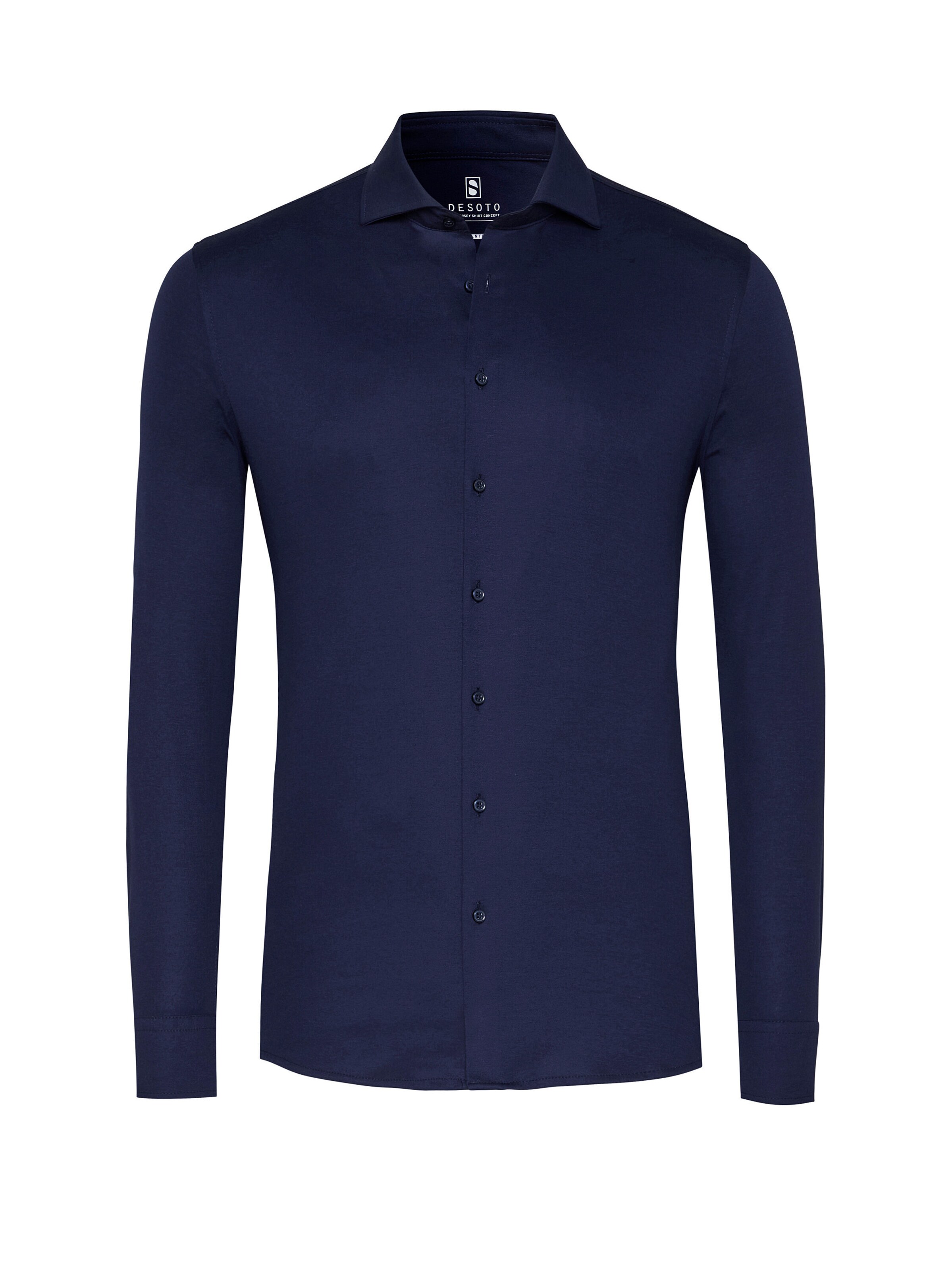 DESOTO Slim fit Zakelijk overhemd in Blauw: voorkant