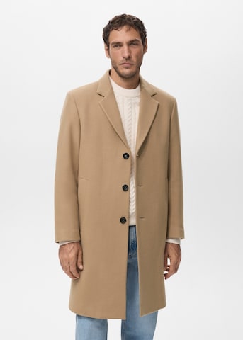 MANGO MAN Between-Seasons Coat 'Baldo' in Brown: front