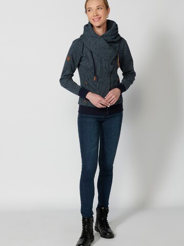 KOROSHI Sweat jacket in Blue