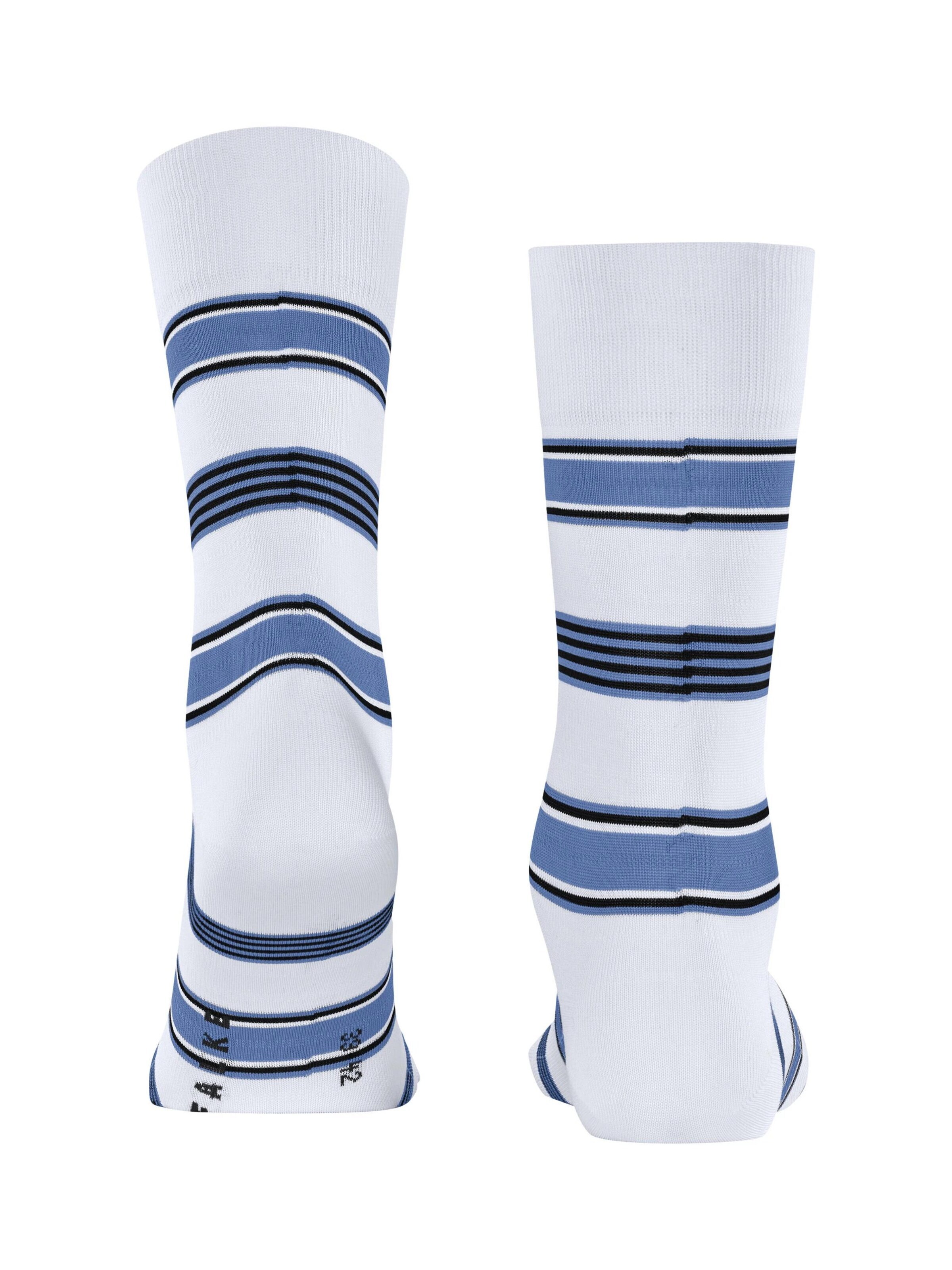 FALKE Socken 'Marina Stripe'‌‌‌‌‌‌‌‌‌ in Weiß