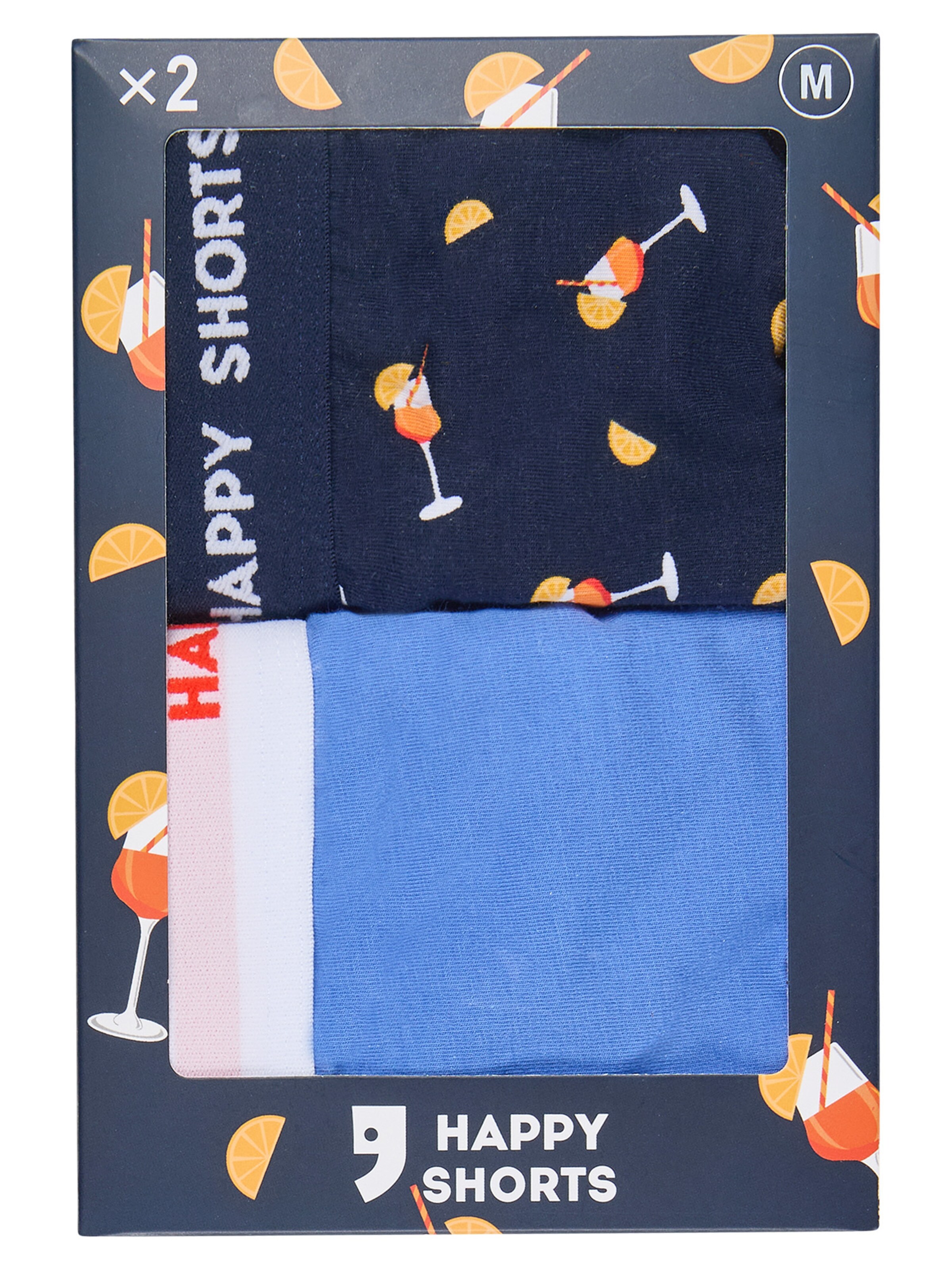 Boxers ' Jersey ' Happy Shorts en bleu
