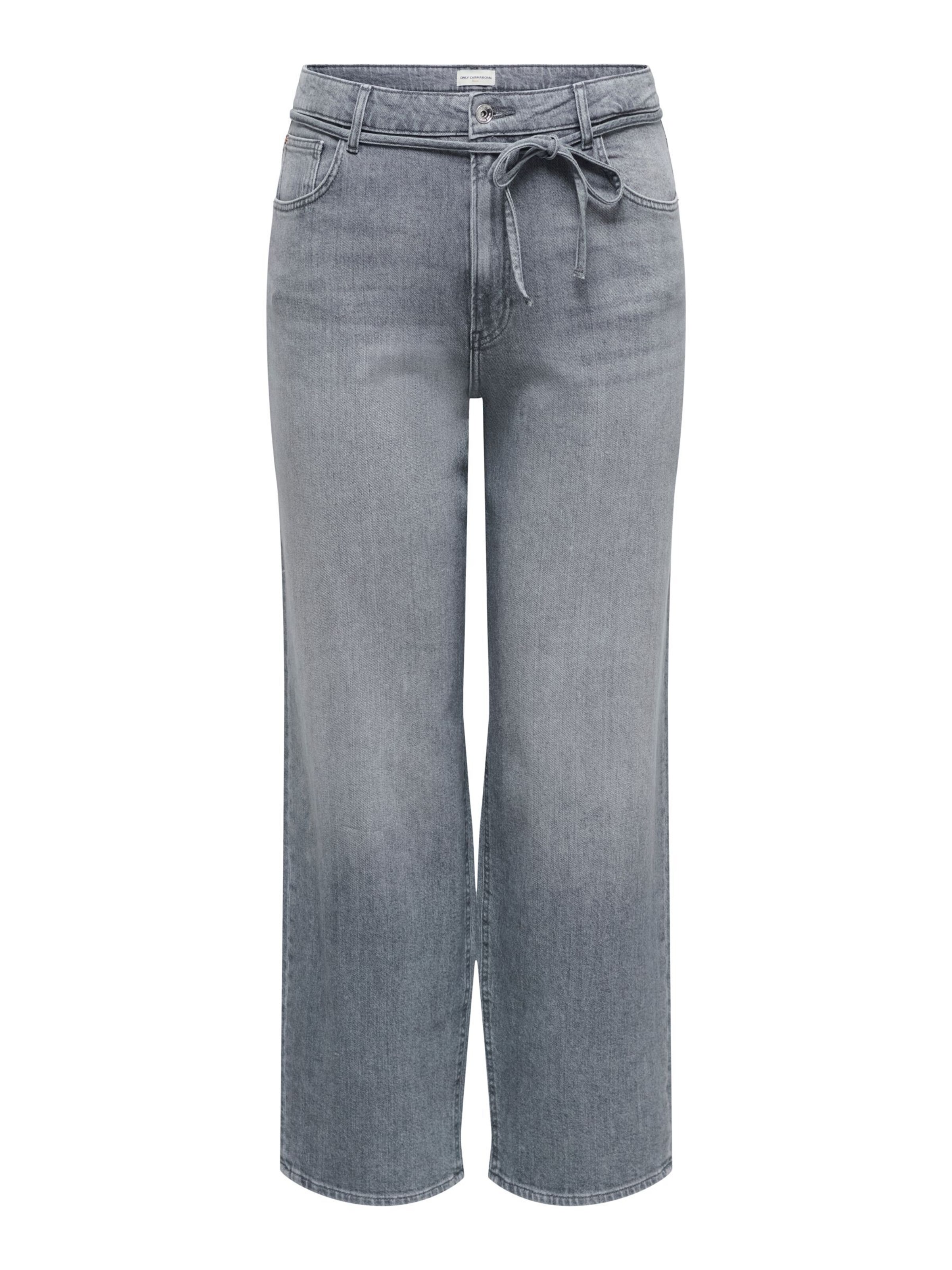 ONLY Carmakoma Regular Jeans 'CARGianna' in Grey: front