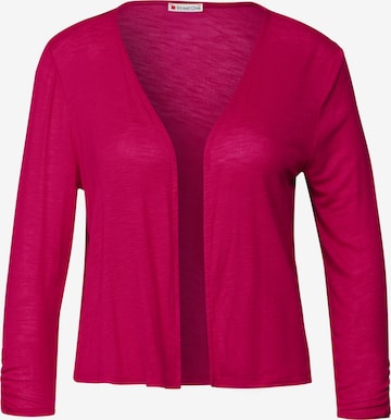 STREET ONE Strickjacke in Pink: Vorderseite