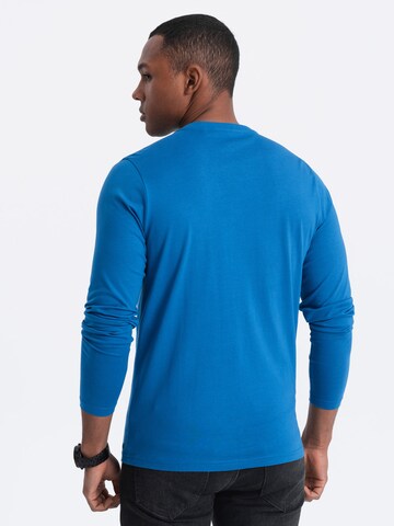 Ombre Shirt 'OM-LSCL-0107' in Blauw