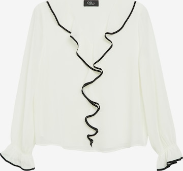 s.Oliver BLACK LABEL Bluse in Beige: Vorderseite