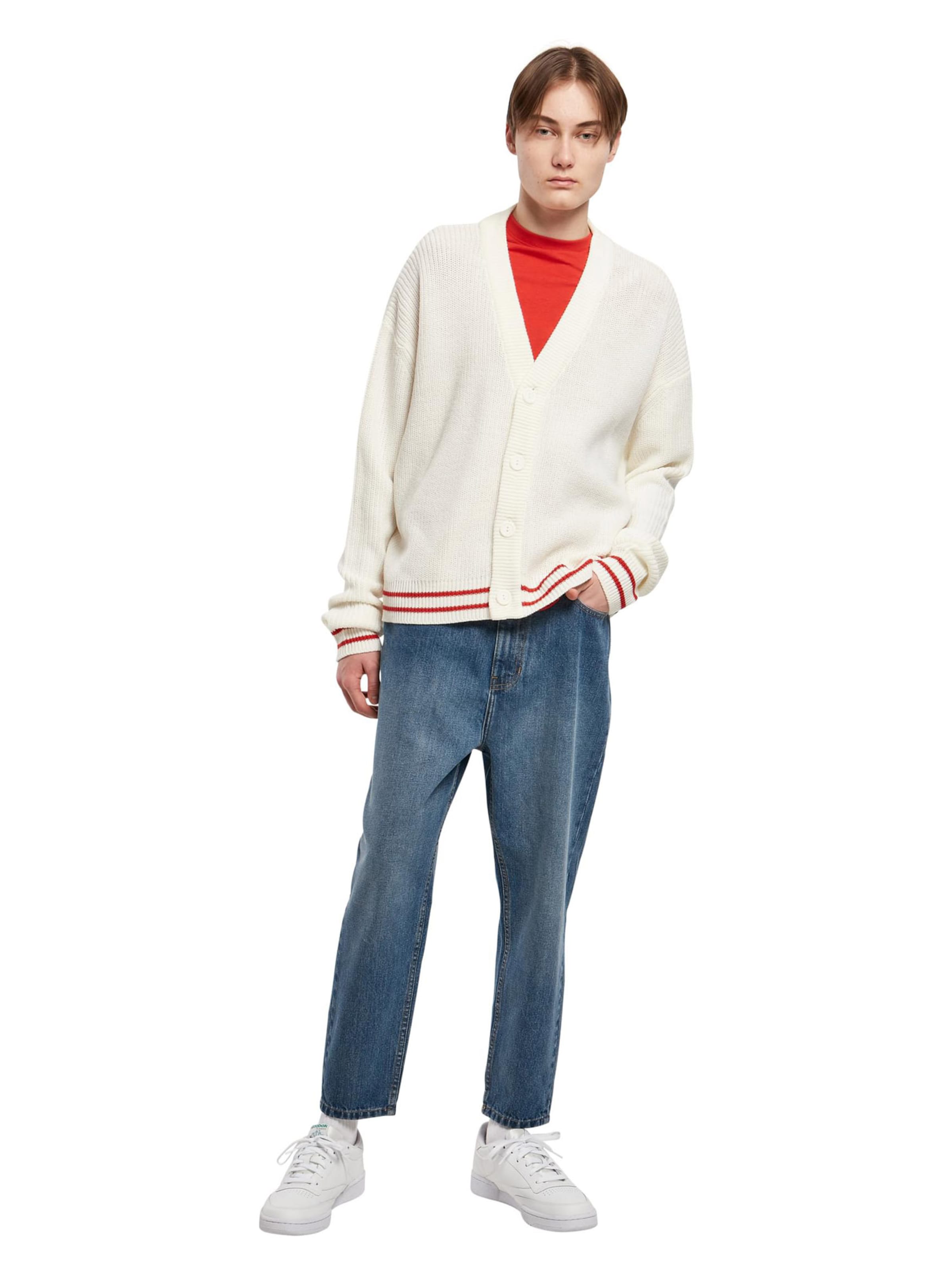 Urban Classics Knit Cardigan in Beige