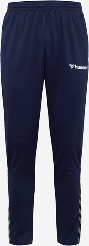 Hummel Обычный Спортивные штаны в Синий: спереди