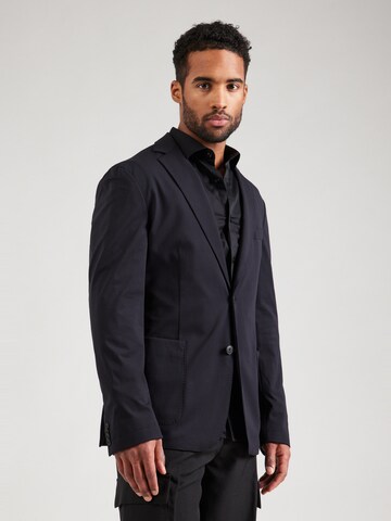 BOSS - Ajuste regular Chaqueta saco 'Hanry' en negro: frente