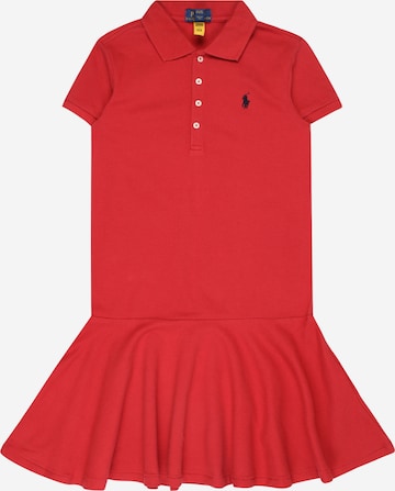 Polo Ralph Lauren Kleid in Rot: Vorderseite