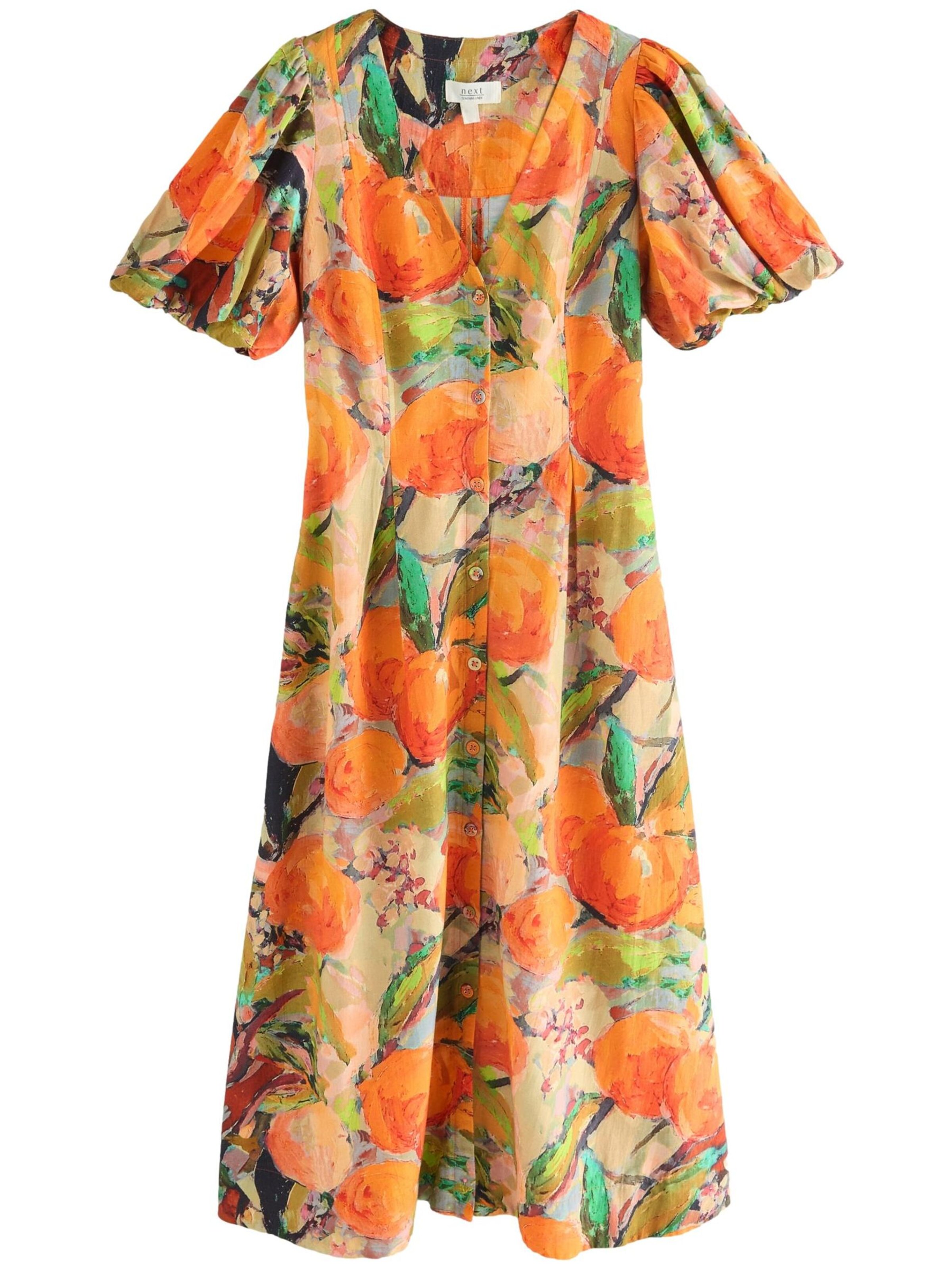 Next Kleid in Orange: Vorderseite