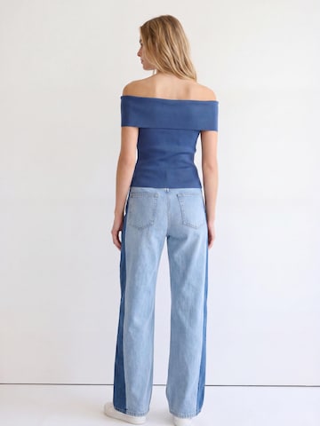 andy & lucy Flared Jeans 'DENVER' in Blue