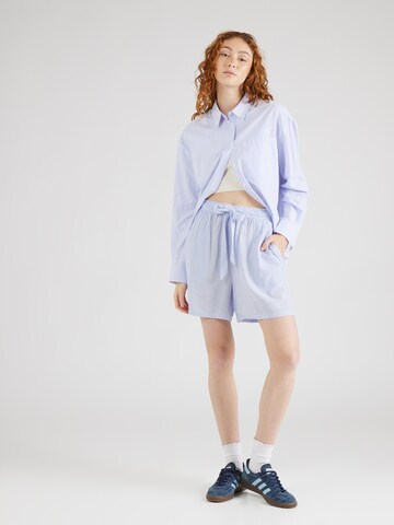 Loosefit Pantalon 'Adeline' Soft Rebels en bleu