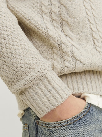 JACK & JONES Pullover 'JJCraig' i beige