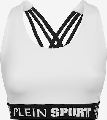 Haut de sport Plein Sport en blanc : devant