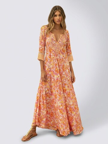 Miss June - Vestido 'Robe Longue Mariana' en azul