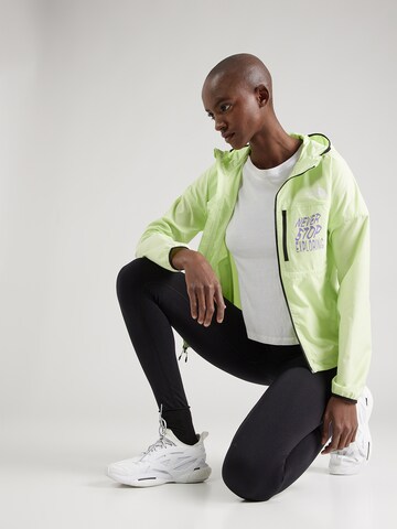 THE NORTH FACE Спортивная куртка 'Higher Run Wind' в Зеленый