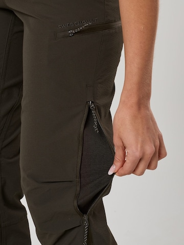 SWEDEMOUNT Regular Outdoorbroek 'Stryn' in Groen