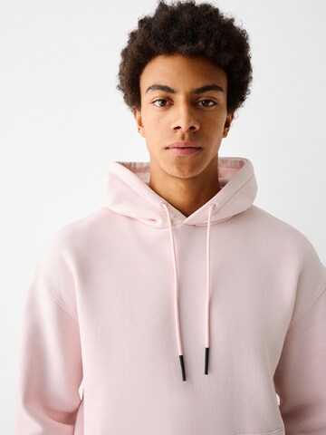 Bershka Sweatshirt i rosa