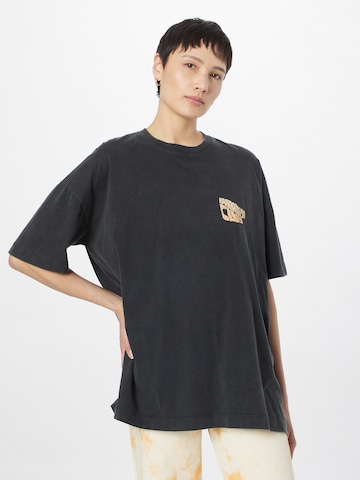 CATWALK JUNKIE Oversized shirt 'PARADISE CLUB' in Grey: front