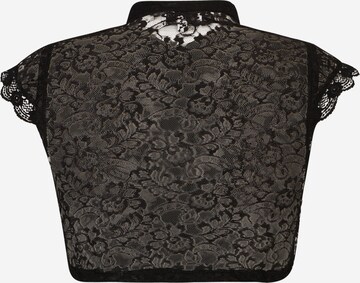 MARJO Traditional Blouse 'Delrose-Eva' in Black