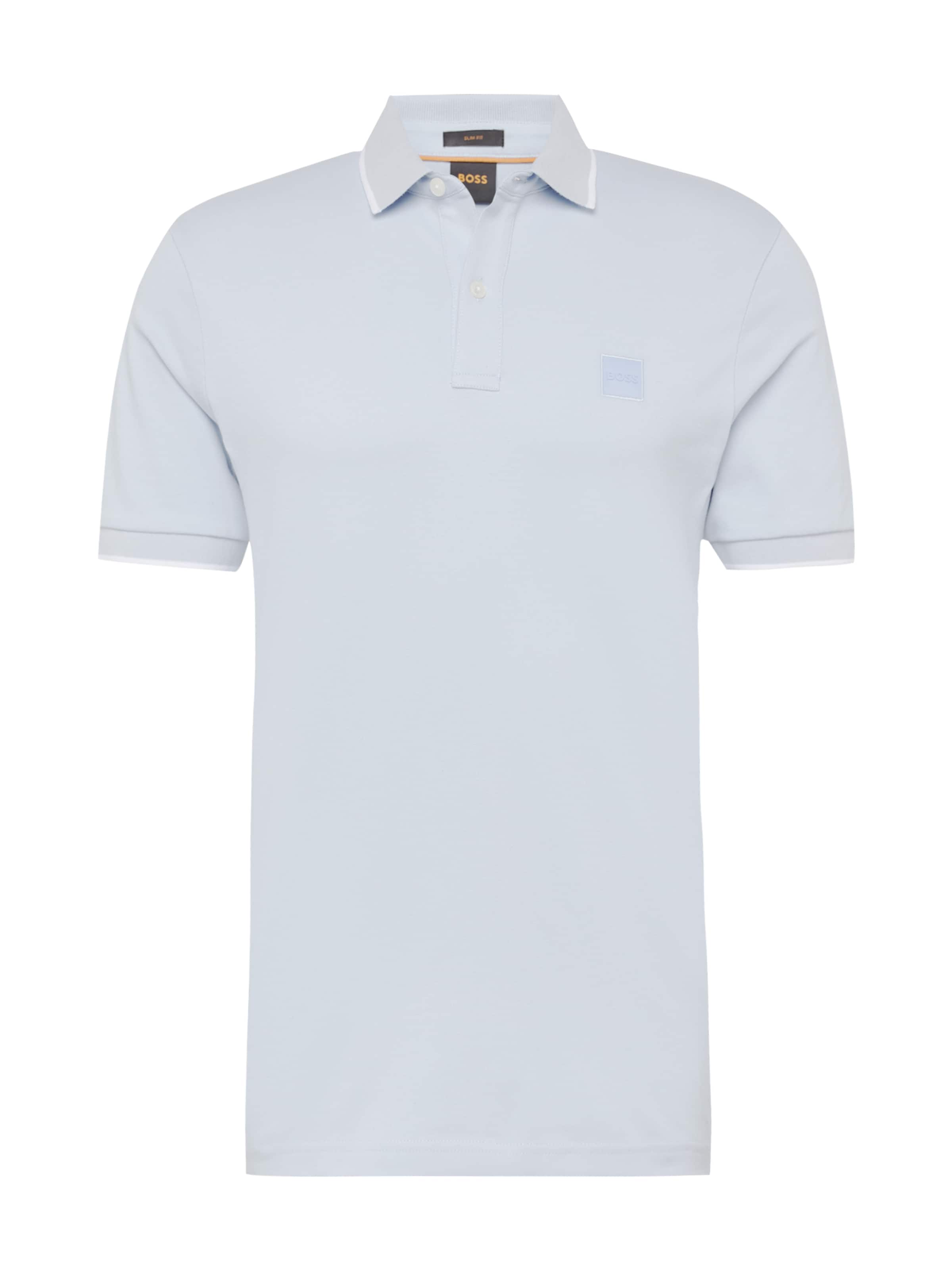 BOSS Koszulka 'Passertip' w kolorze niebieski: przód