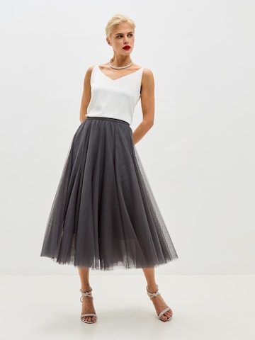 Serena Silueta Skirt 'Ballerina' in Grey: front