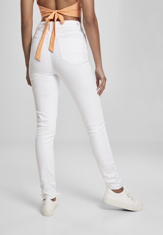 Urban Classics Skinny Farkut värissä valkoinen
