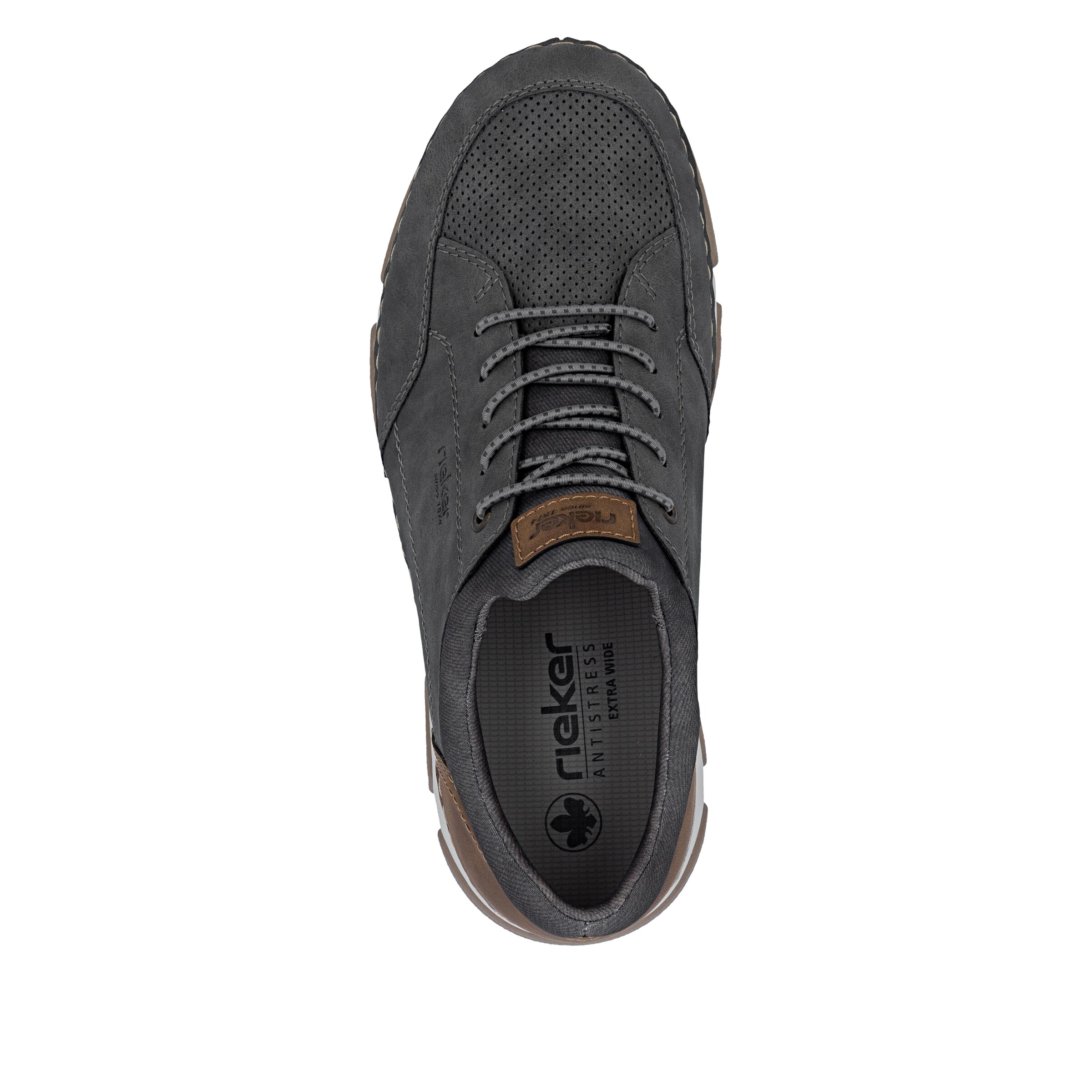 Chaussure de sport à lacets Rieker en gris