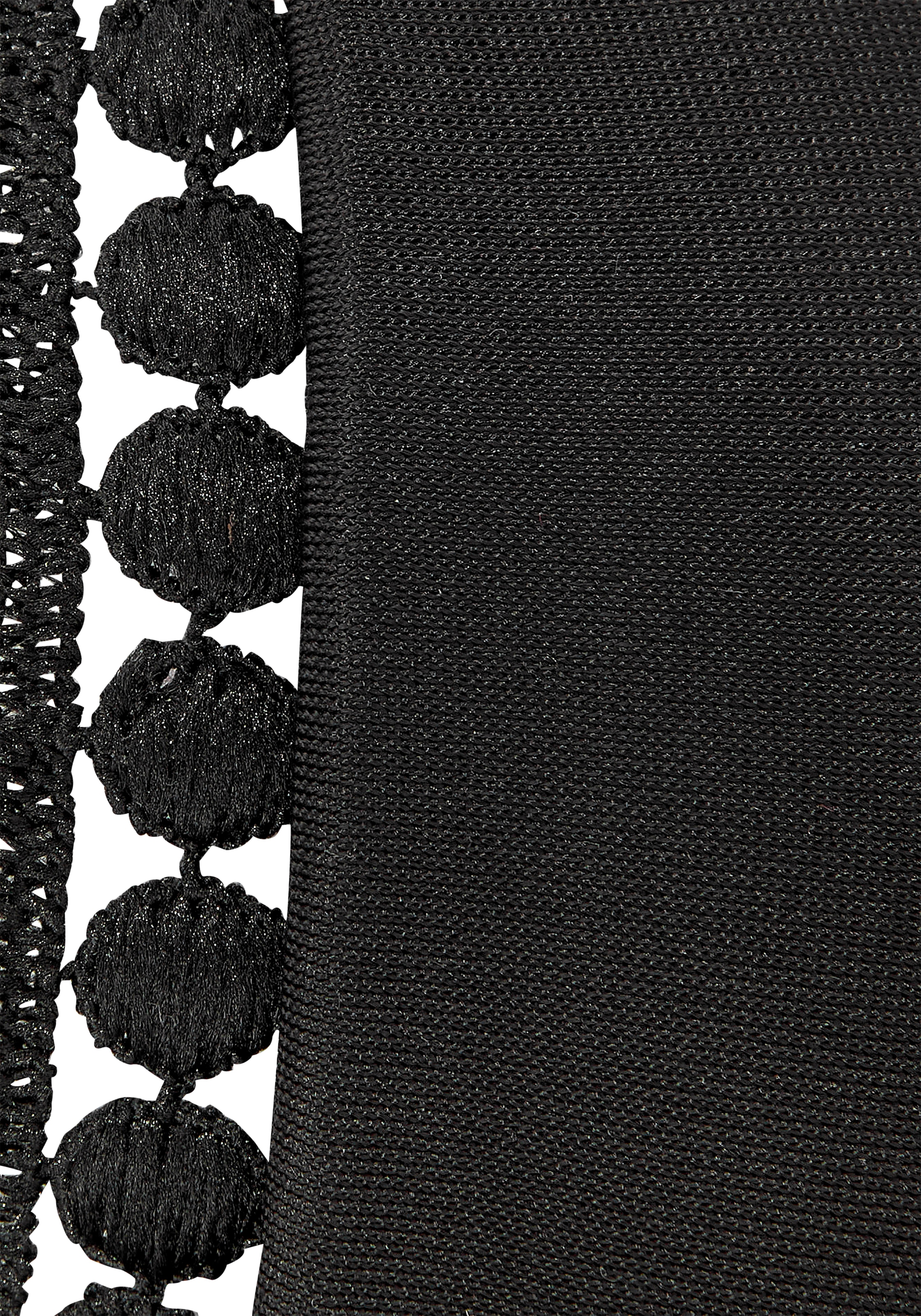 LASCANA Бюстгальтер под футболку Бюстгальтер в Черный