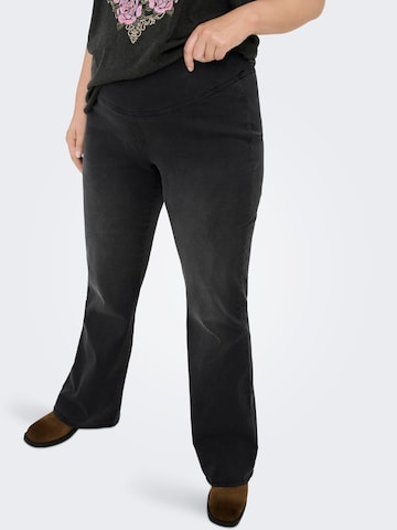 ONLY Carmakoma Flared Jeggings 'CARRoyal' in Black