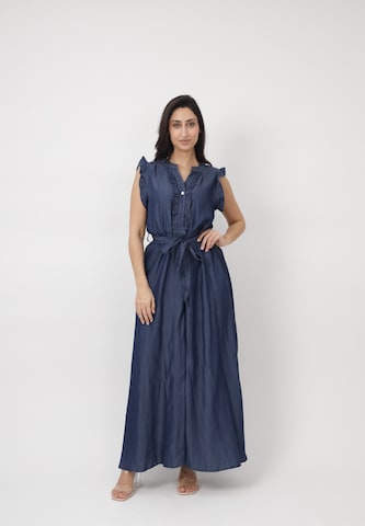 Elara Dress in Blue