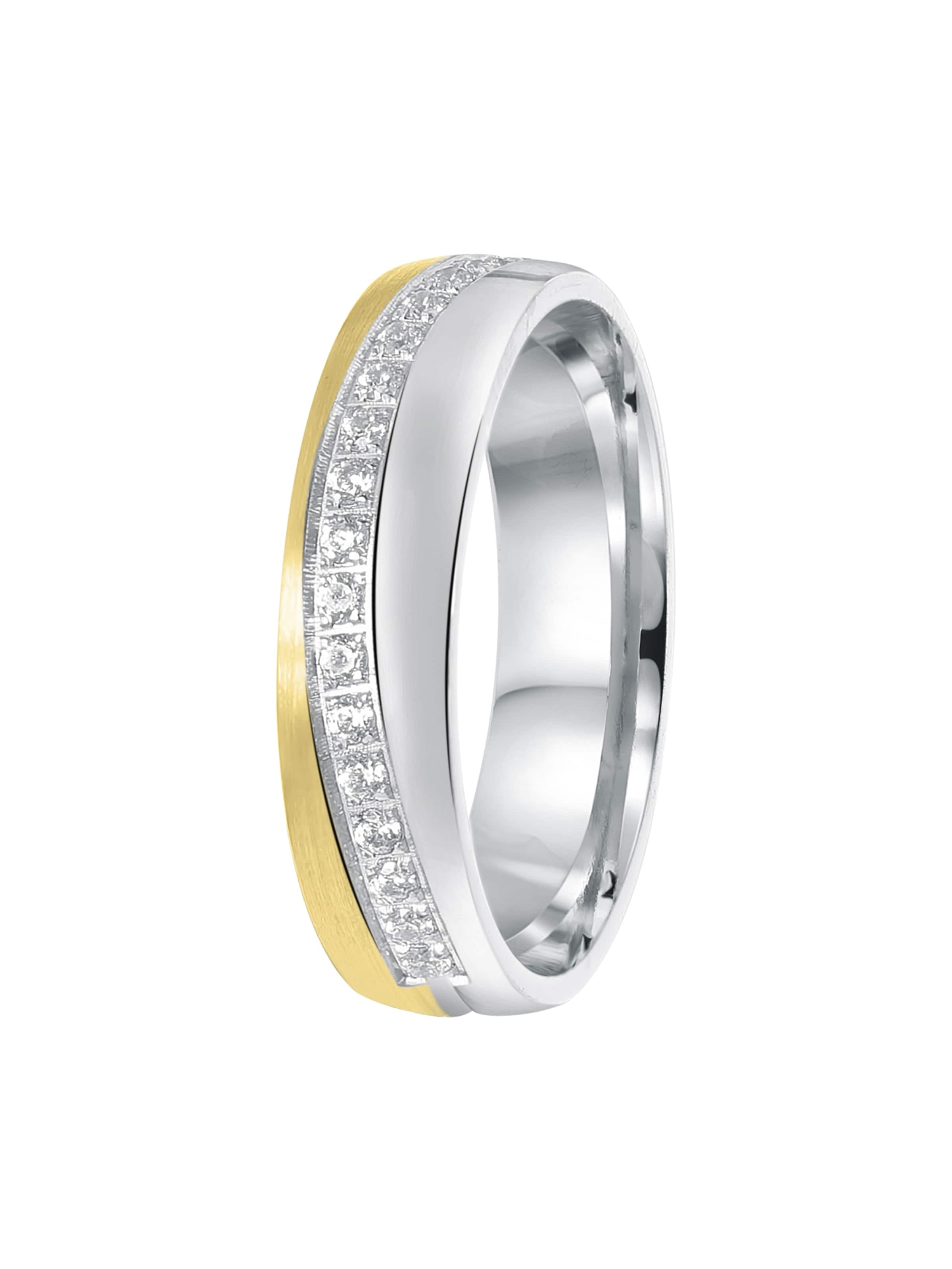 Lucardi Ring in Gold: Vorderseite