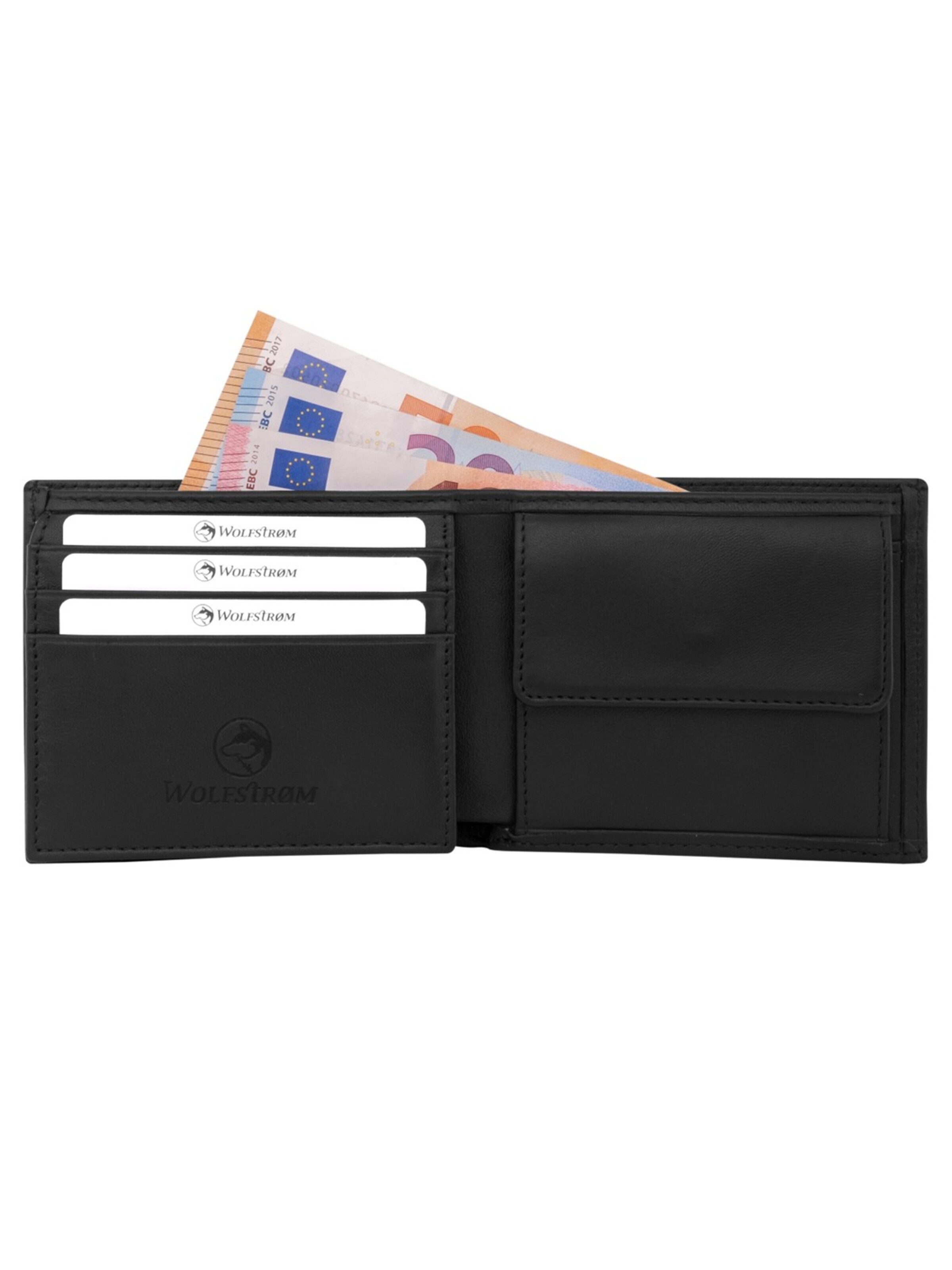 Wolfstrøm Portemonnaie‌‌‌‌‌‌‌‌ in Schwarz