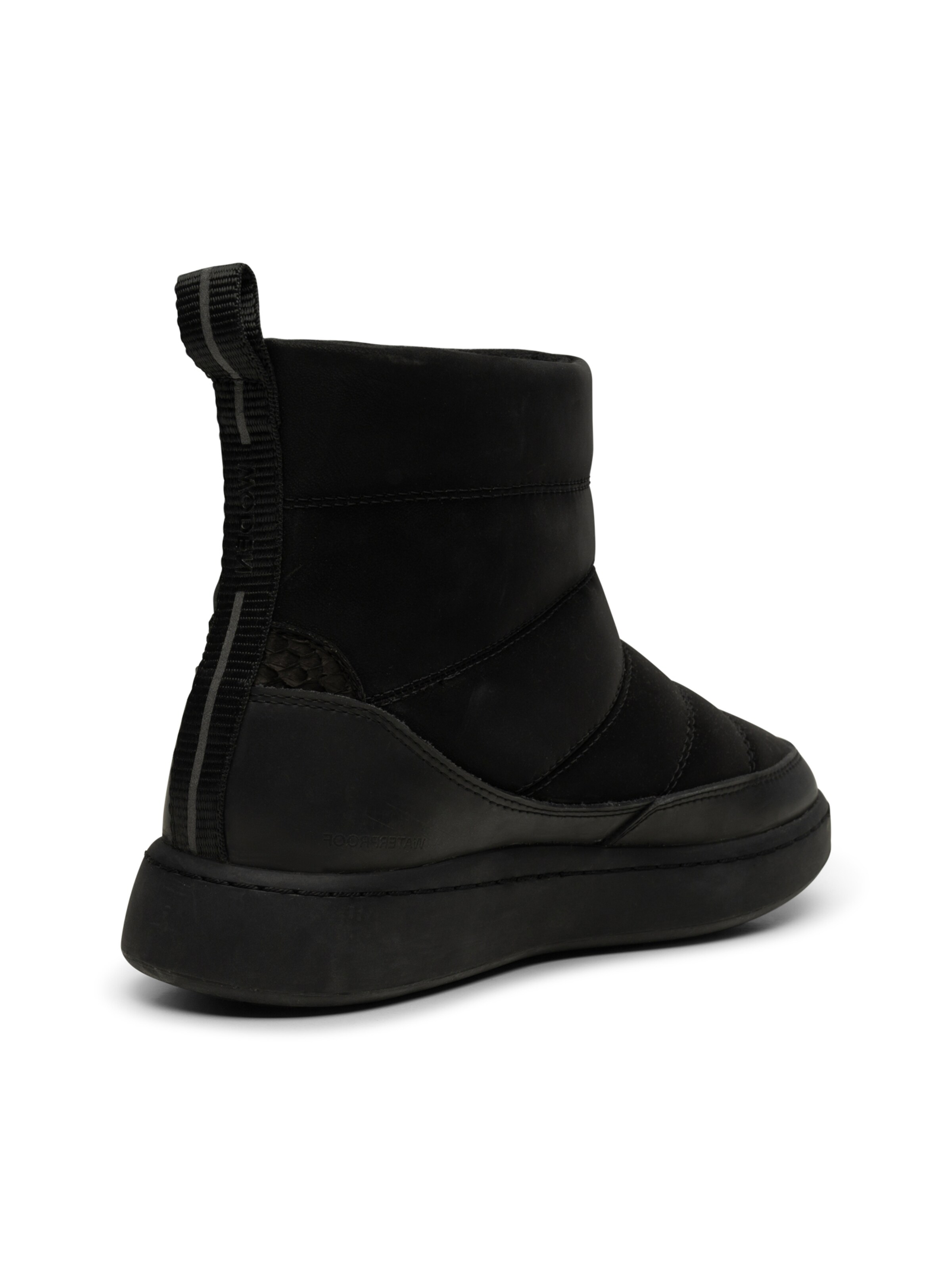 WODEN Snowboots 'Isa' in Zwart