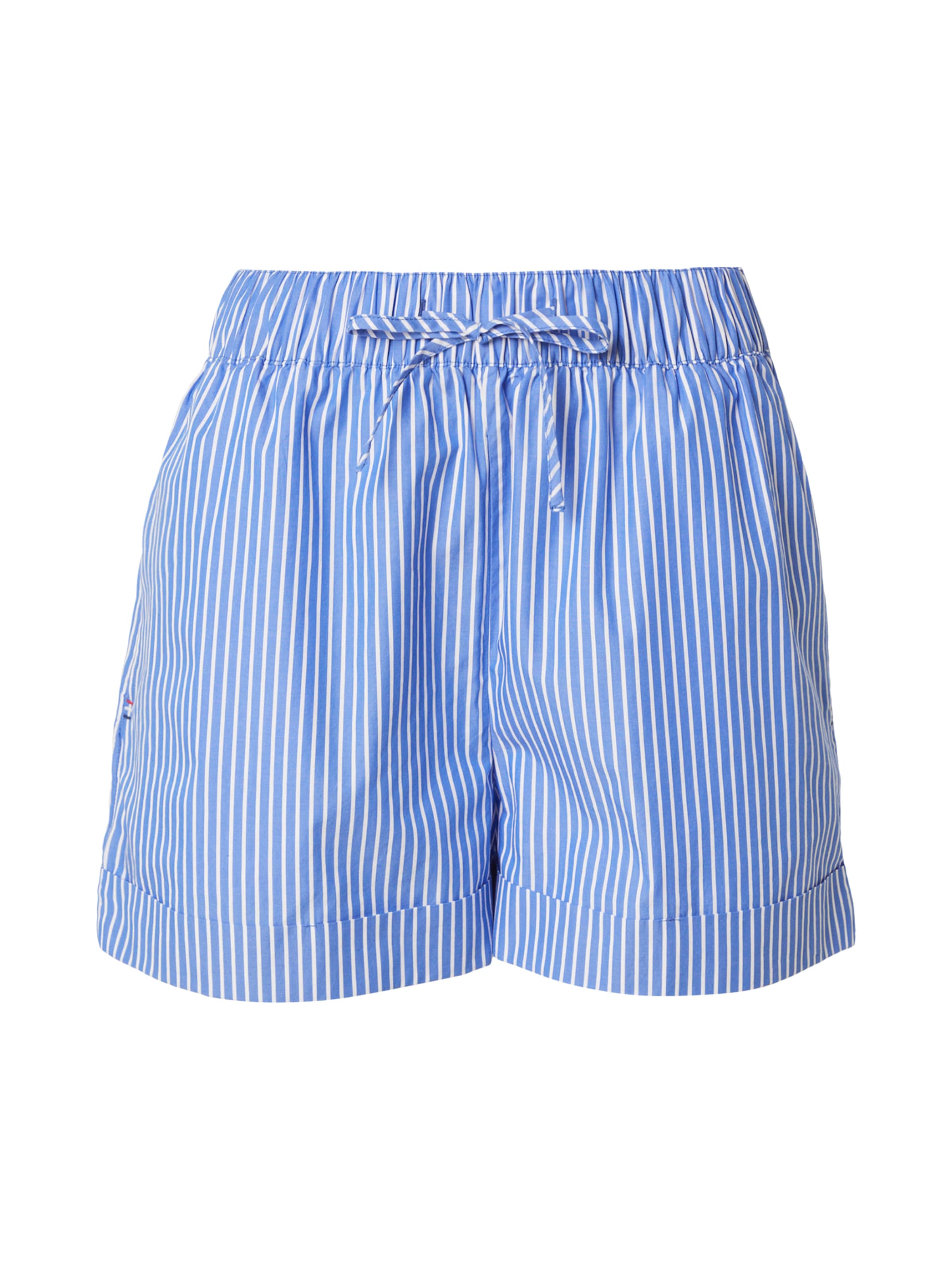 Tommy Jeans Regular Broek 'ESSENTIAL' in Blauw: voorkant