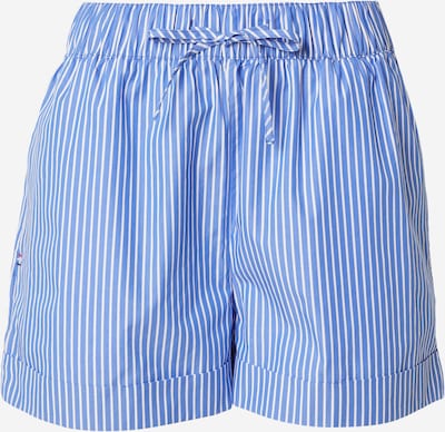 34-36 dydžio Kelnės 'ESSENTIAL' iš Tommy Jeans, spalva – azuro spalva / balta, Prekių apžvalga