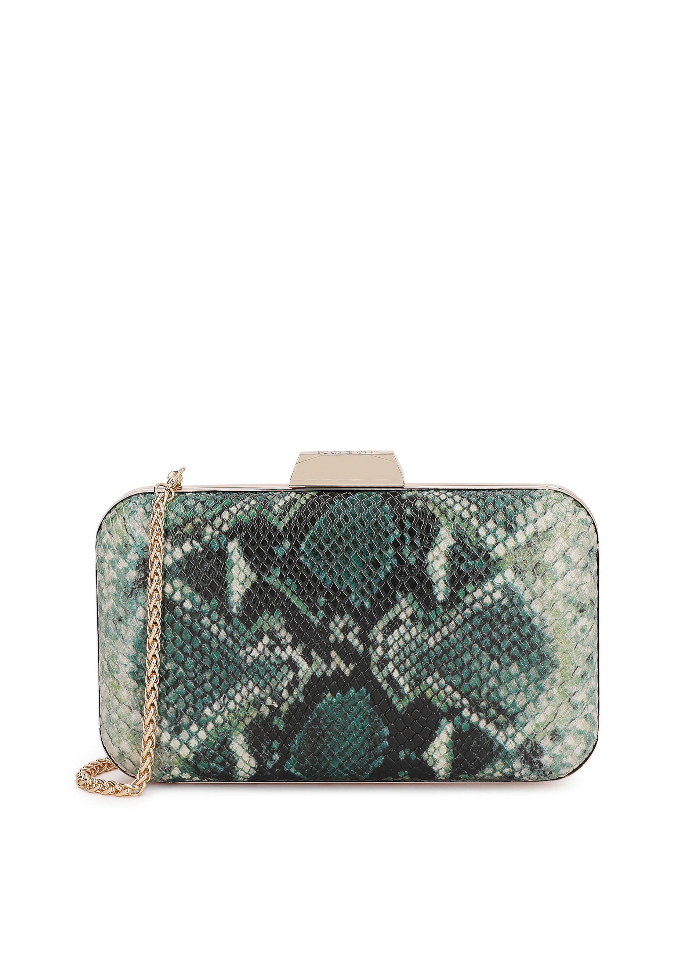 Pochette Kazar en vert : devant