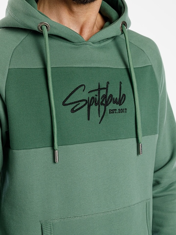Sweat-shirt 'Street Unframed' SPITZBUB en vert