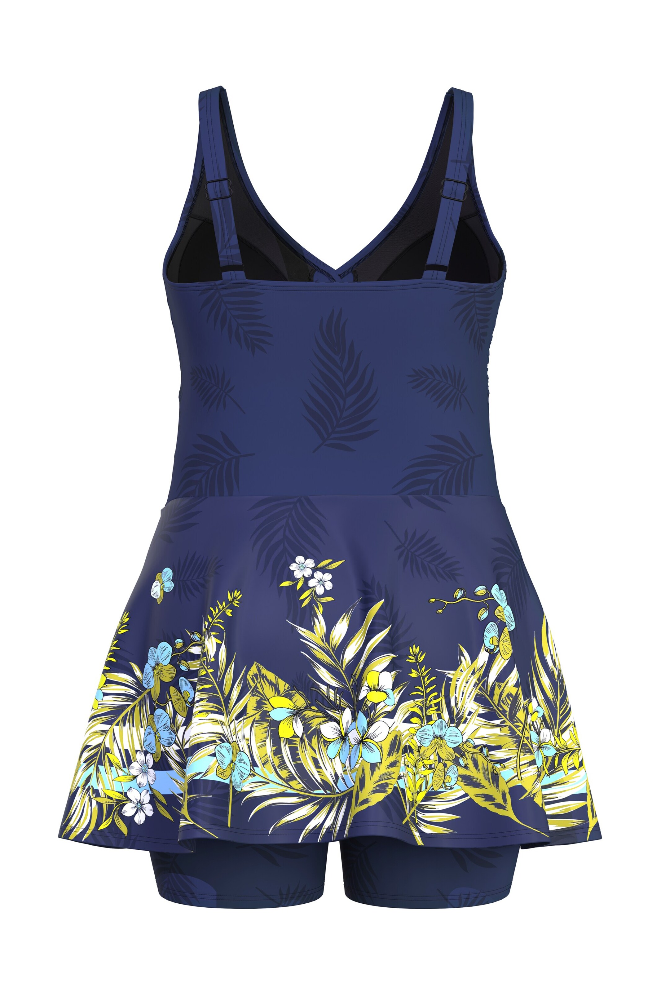 Ulla Popken Badeanzug in Blau