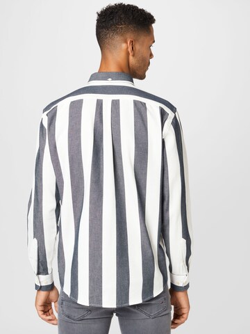 forét Regular fit Button Up Shirt 'PETAL' in Grey