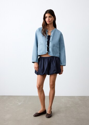 MANGO TEEN Between-Season Jacket 'Sakura' in Blue