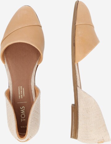 TOMS Ballerina 'JUTTI DORSAY' värissä beige