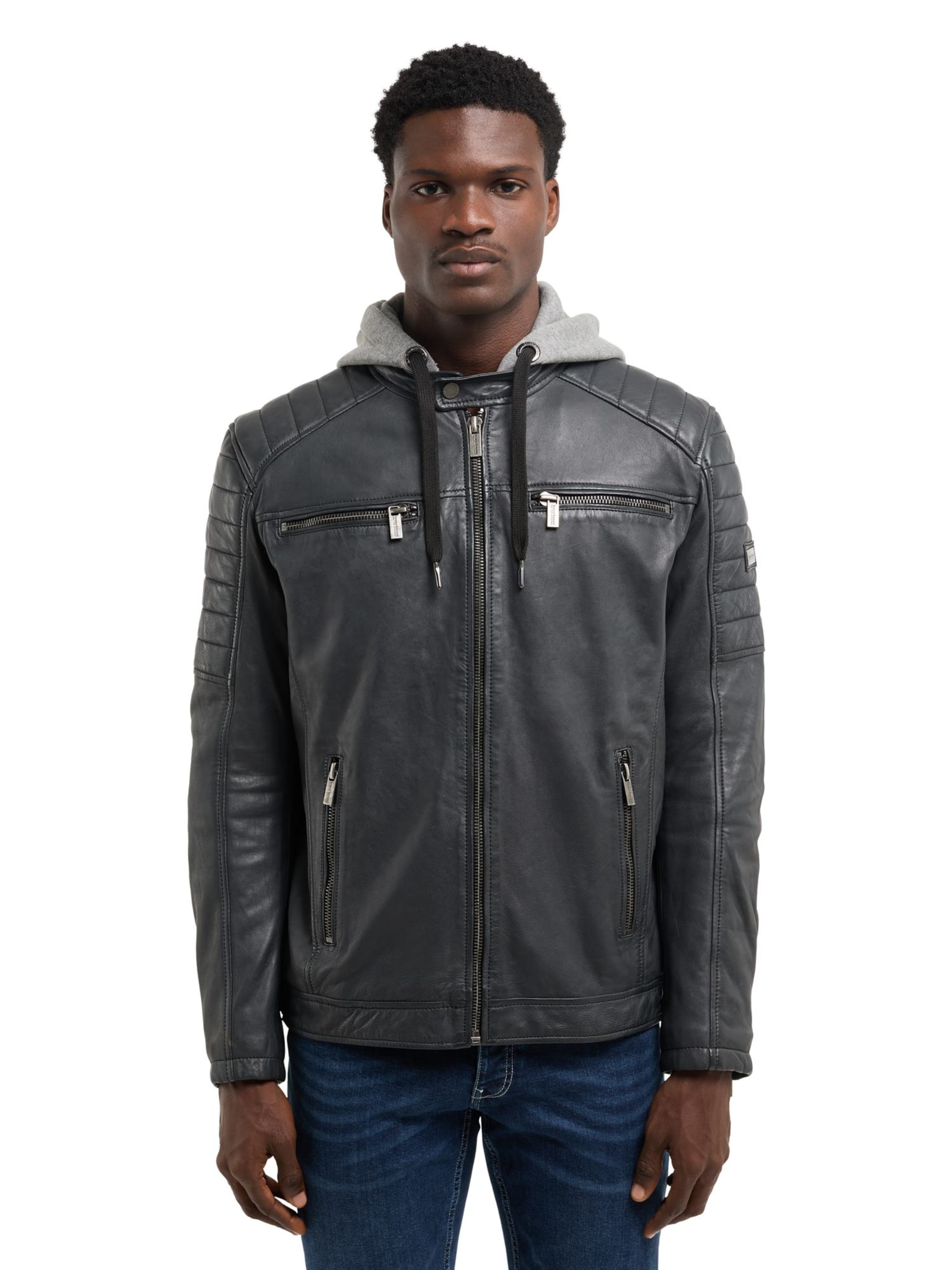 Bruno Banani Between-Season Jacket in Grey: front