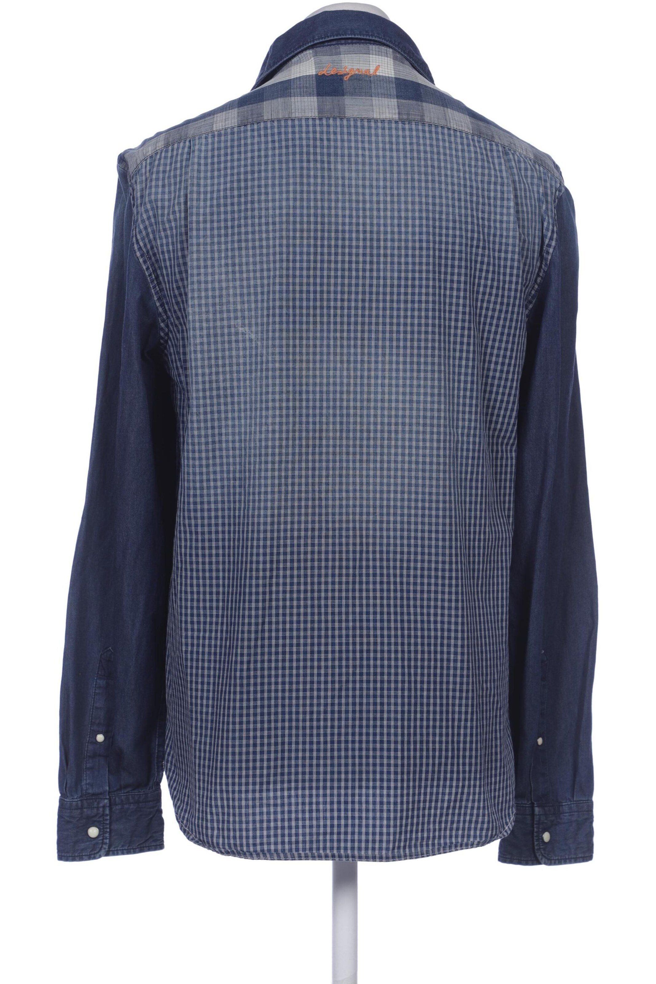 Desigual Button Up Shirt in L in Blue