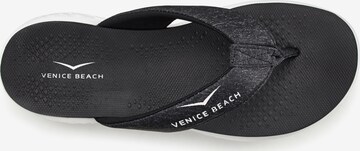 VENICE BEACH - Sandalias de dedo en negro