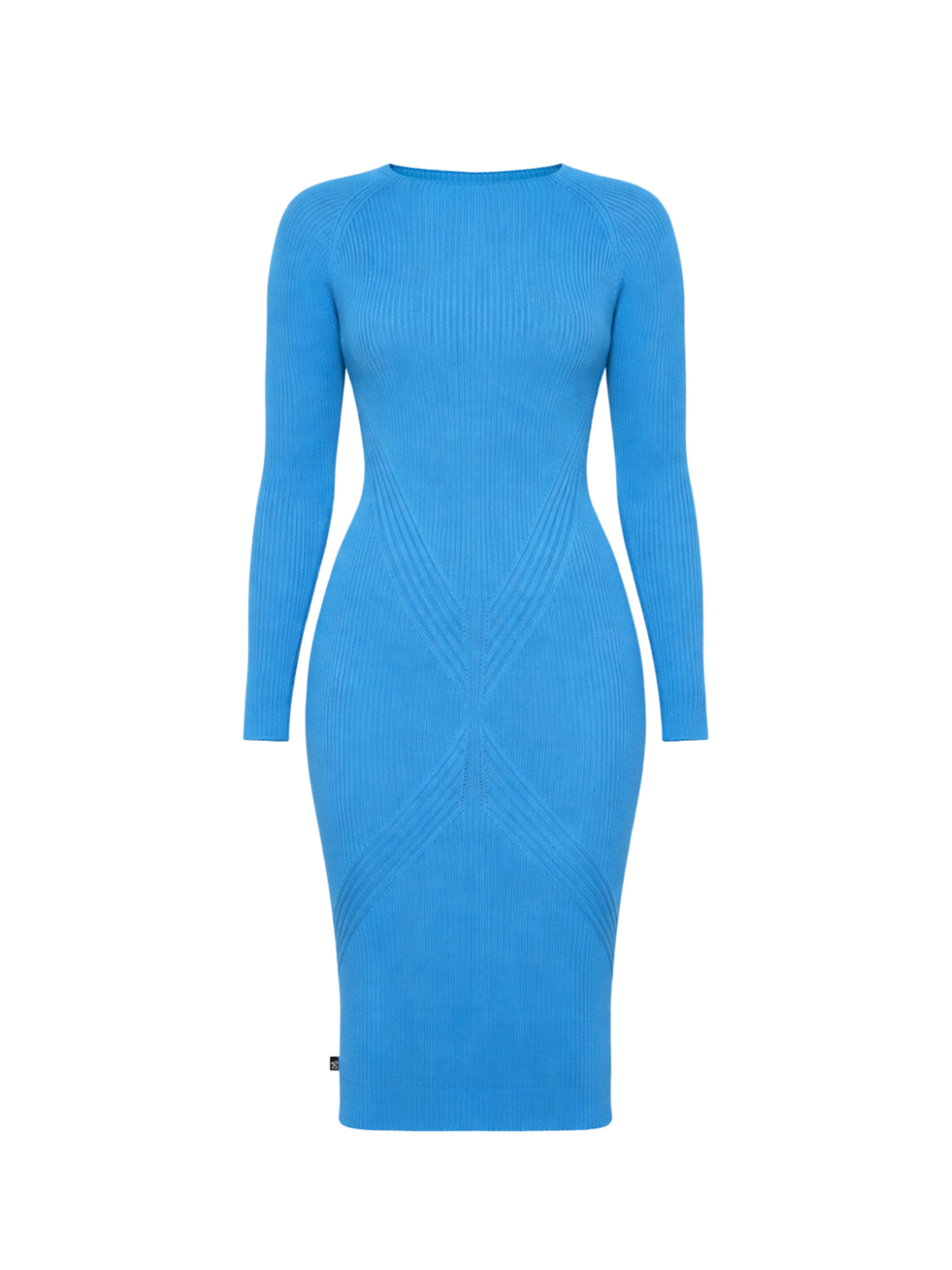 Süel knitwear - Vestido de punto 'Gabi' en azul: frente