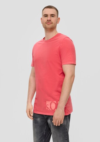 T-Shirt s.Oliver en rouge : devant